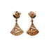 Bulgari Divas Dream Earrings, &pound;1,750, Jewellery, Rose Gold, Pearl/Rose Gold, Back view
