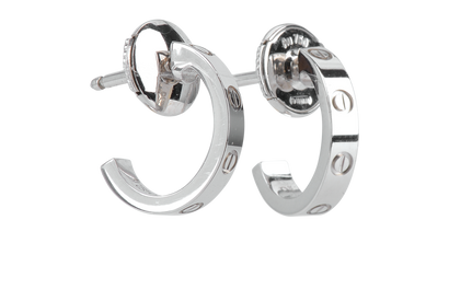 Cartier Love Hoop Earrings, front view