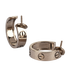 Cartier Love Hoop Earrings, &pound;1,400, Jewellery, Silver, White Gold, Other view