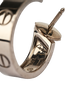 Cartier Love Hoop Earrings, &pound;1,400, Jewellery, Silver, White Gold, Other view