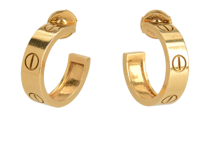 Cartier Love Hoop Earrings, front view