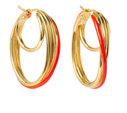 Celine Antral Earrings, front view
