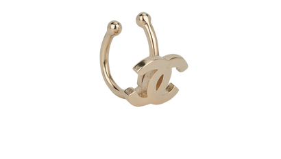 Chanel CC Earcuff, front view