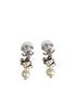 Chanel CC Twirl Drop Earrings, back view