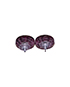 Chanel Tweed Votez Coco CC Earrings, back view