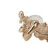 Chanel CC Floral Pearls And Crystals Stud Ear Cuff, other view