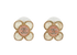 Chanel CC Flower Earrings, front view