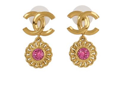 Chanel A21P CC Earrings, front view