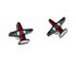 Chanel 16S CC Airplane Earrings, other view