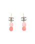 Chanel CC Gem Drop earrings, front view