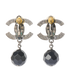 Chanel 11V Drop Earrings, back view
