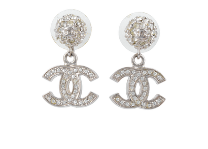 Chanel A12A CC Drop Earrings, front view
