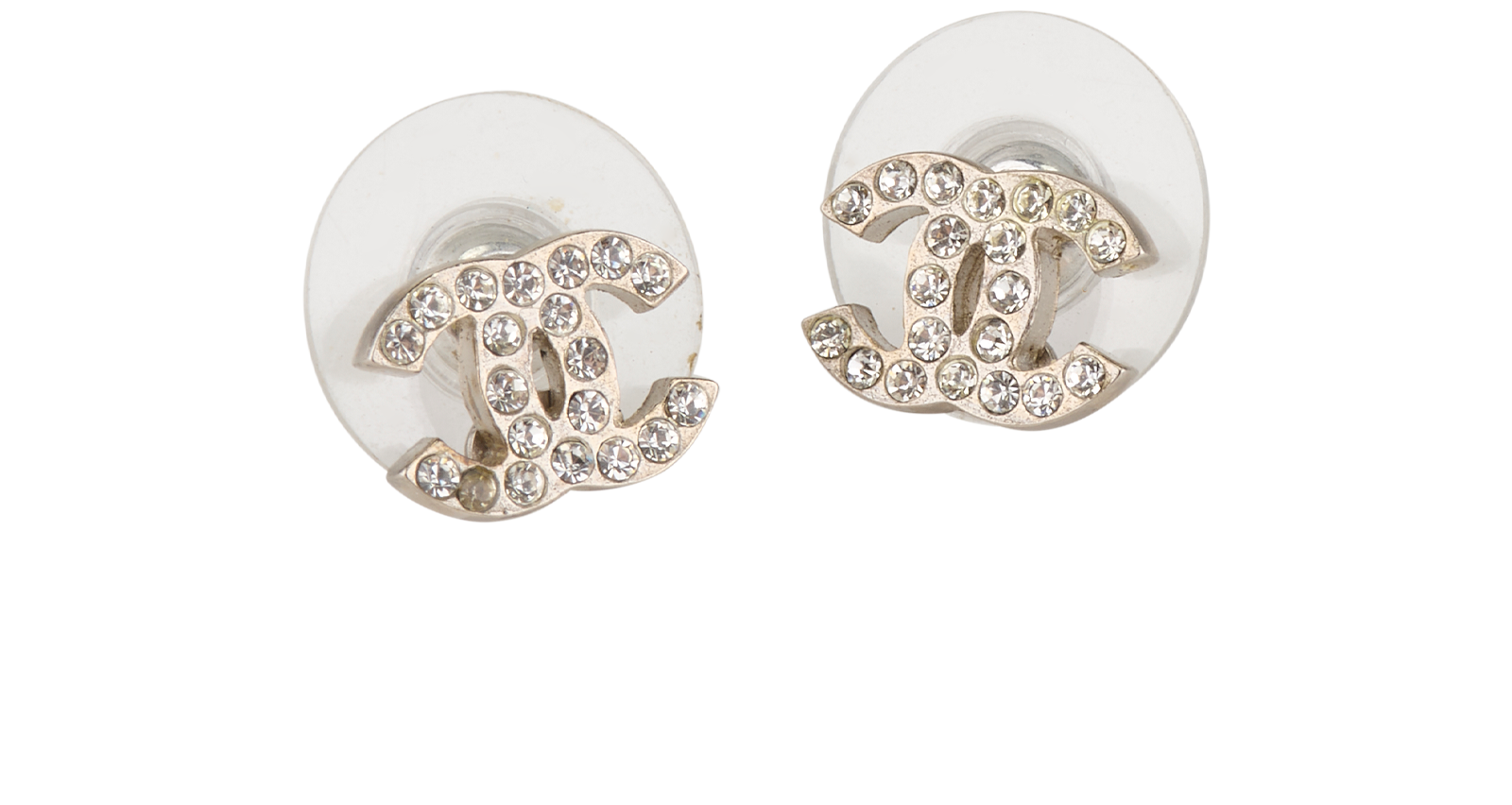 Chanel 09C Embellished CC Earrings, &pound;450, Jewellery, Silver, Brass, Other view