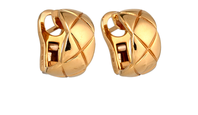 Chanel Coco Crush Earrings, &pound;1,800, Jewellery, Gold, Yellow Gold, Front view