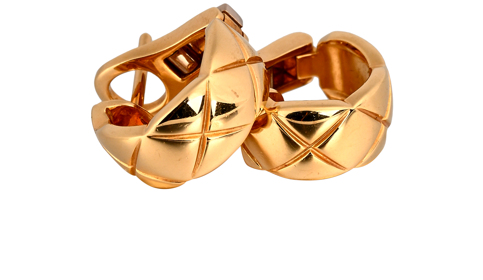 Chanel Coco Crush Earrings, &pound;1,800, Jewellery, Gold, Yellow Gold, Other view
