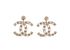 Chanel B19 X Large CC Drop Earrings, back view