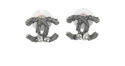 Chanel B13A CC Embellished Earrings