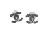 Chanel B13A CC Embellished Earrings, £490, Jewellery, Grey, Brass, Other view