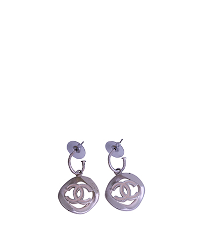 Chanel CC Circle Earrings, front view
