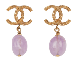 Chanel A11 CC Crystal Earrings