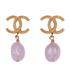 Chanel A11 CC Crystal Earrings, front view