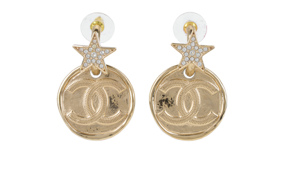 Chanel B23B CC Star Earrings, front view