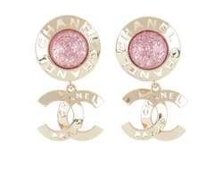 Chanel CC Iridescent Earrings