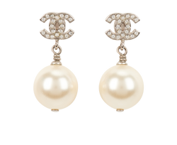 Chanel 09A Embellished Drop Earrings