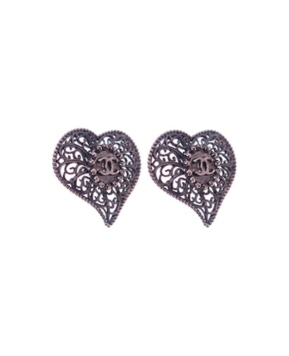 Chanel Hearth Earrings, front view