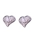 Chanel Hearth Earrings, back view