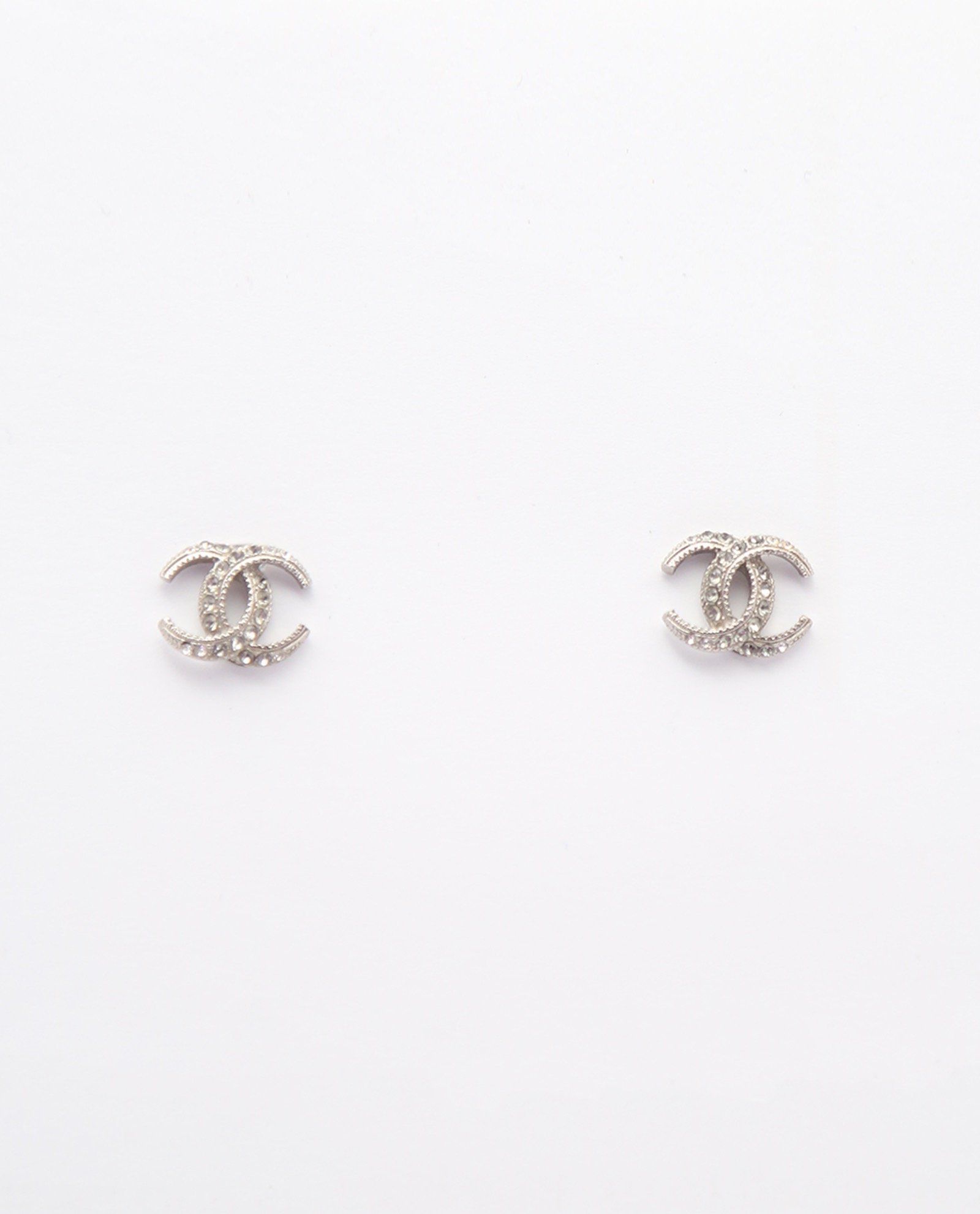 Chanel CC Crystal Moon Earrings, - Designer | Buy Sell Exchange