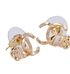 Chanel A22 Camellia Detail CC Earrings, other view