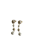 Chanel CC Pearl and Resin Drop Earrings, front view