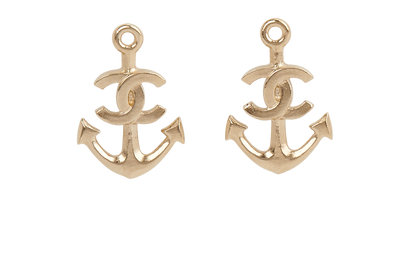 Chanel 18A Anchor Earrings, front view