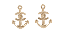 Chanel 18A Anchor Earrings