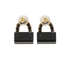 Chanel Classic Flap Bag Earrings, back view