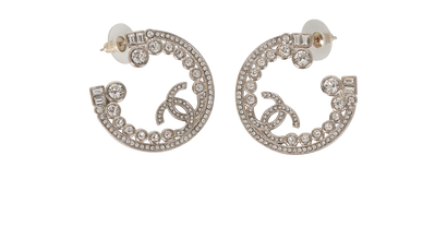 Chanel CC Hoops, front view