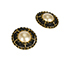 Chanel Vintage Woven Matelasse Earrings, other view