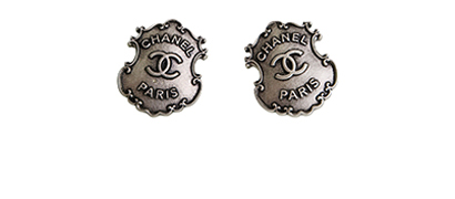 Chanel Paris Dallas Stud Earrings, front view