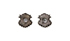 Chanel Paris Dallas Stud Earrings, back view