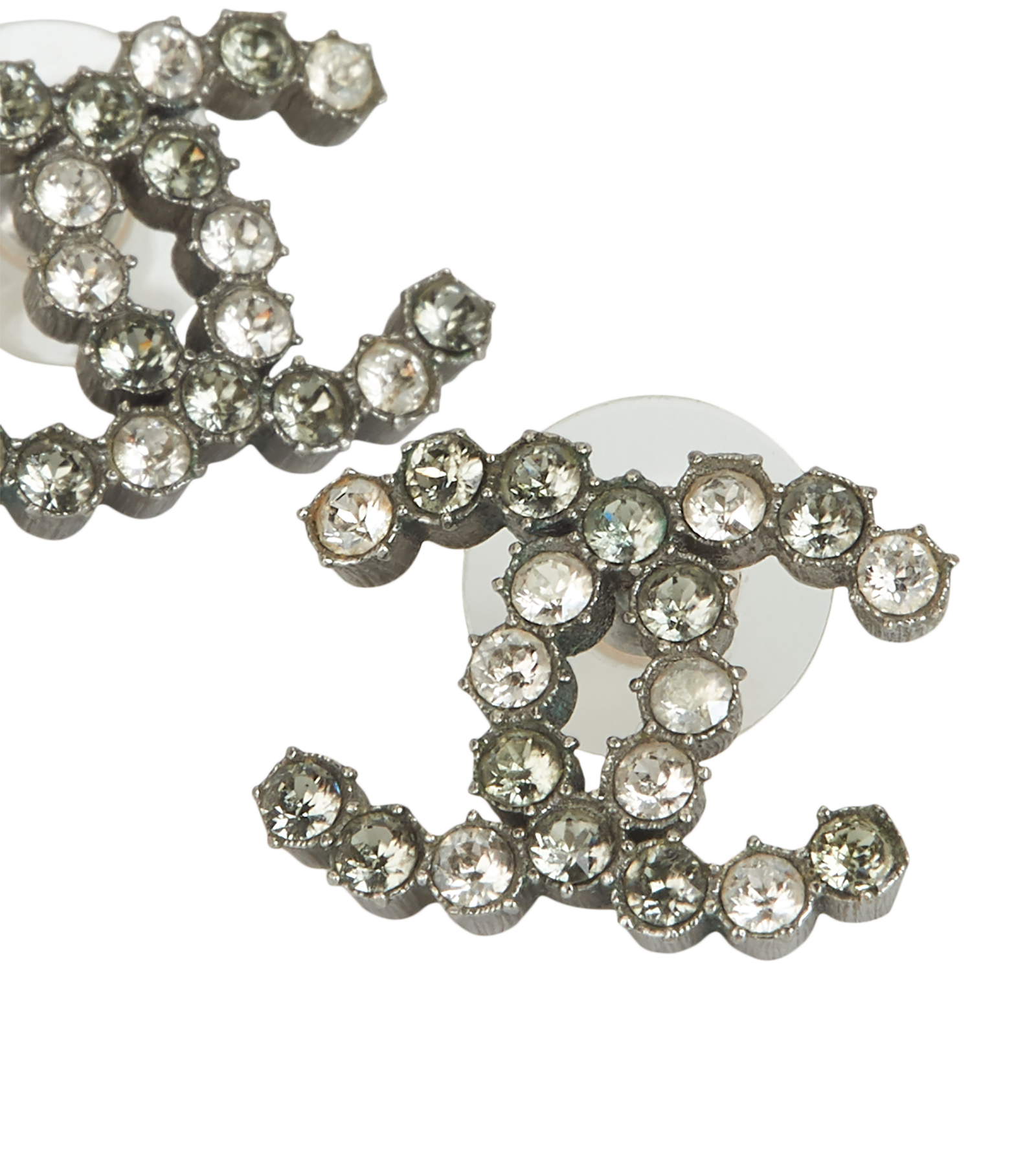 Chanel B16V Earrings, &pound;375, Jewellery, Silver, Brass, Other view