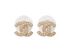 Chanel P22V CC Earrings, front view