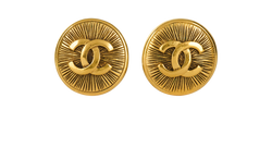 Chanel CC Clip On Earrings