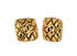 Chanel Vintage 2.5 CC Square Clip On Earrings, &pound;420, Jewellery, Gold, Brass, Other view