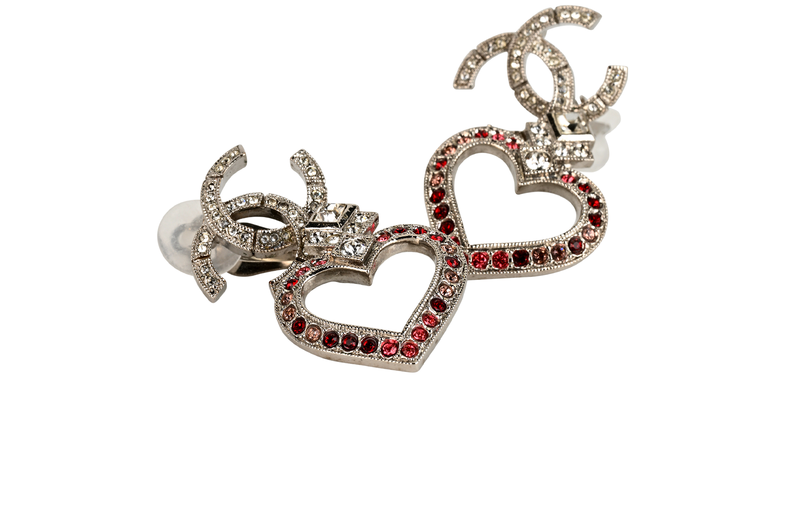 Chanel A16K Earrings, &pound;480, Jewellery, Silver, Brass, Other view