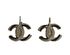 Chanel CC Gold Pearl Hook Earrings 2018, front view