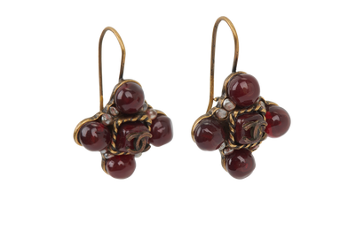 Chanel Gripoix Earrings, front view