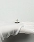 Chanel CC Diamante Logo Earrings, side view