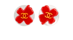 Chanel 04P CC Clover Studs