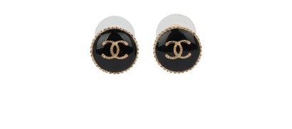 Chanel A19 CC Earrings, front view